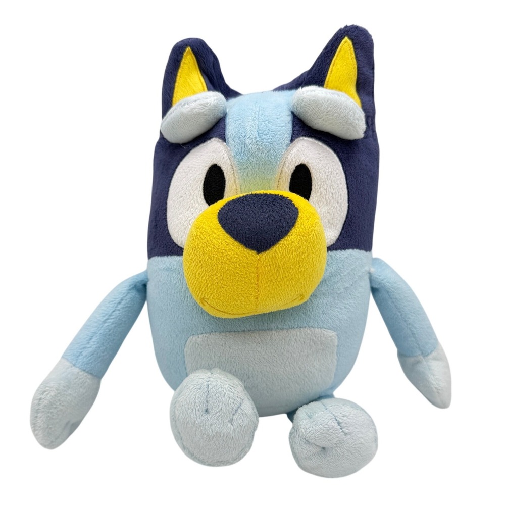 Bluey Heeler Plush Stuffed Animal talking interactive 8 Inch Blue Dog Toy